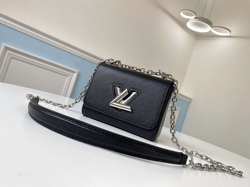 LV bag M56117 Black mini twist mini handbag-8d77123b